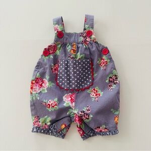 Baby Boden 0-3 Months Baby Girl Floral Romper Spring Summer